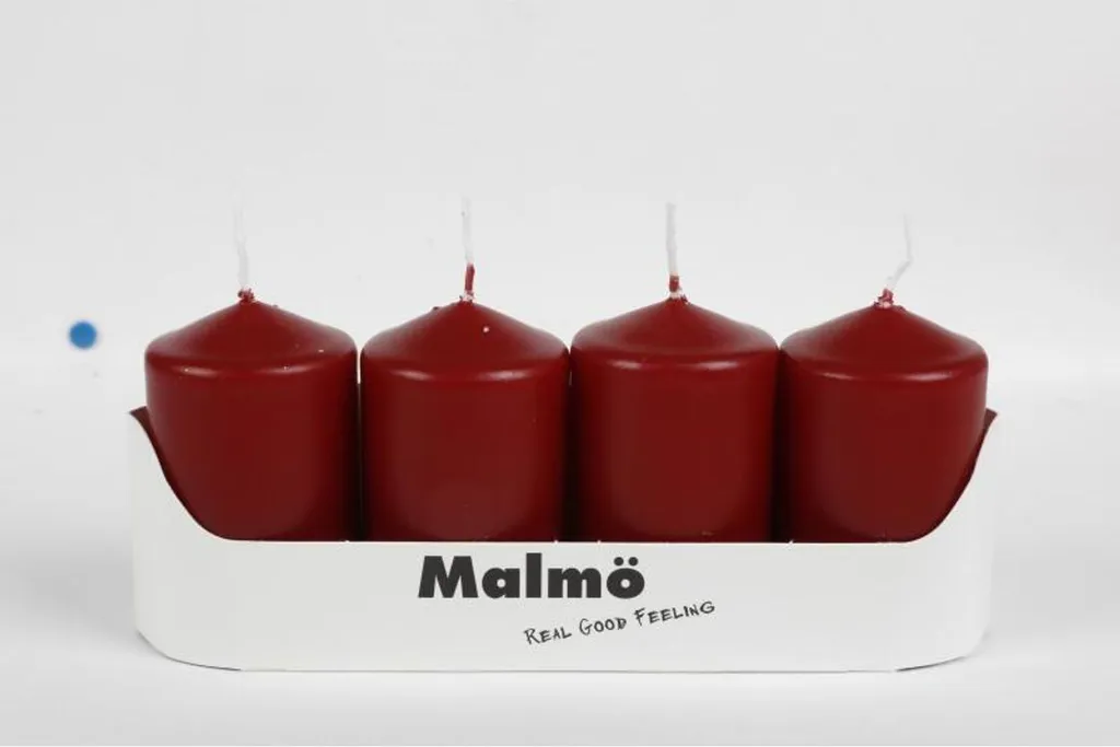 Bougies en cire set de 6 contre l'ambiance morose éclairage intérieur