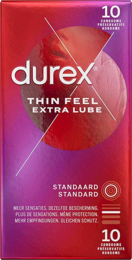 Durex Thin Gefühlsecht Extra feucht - 10 Kondome