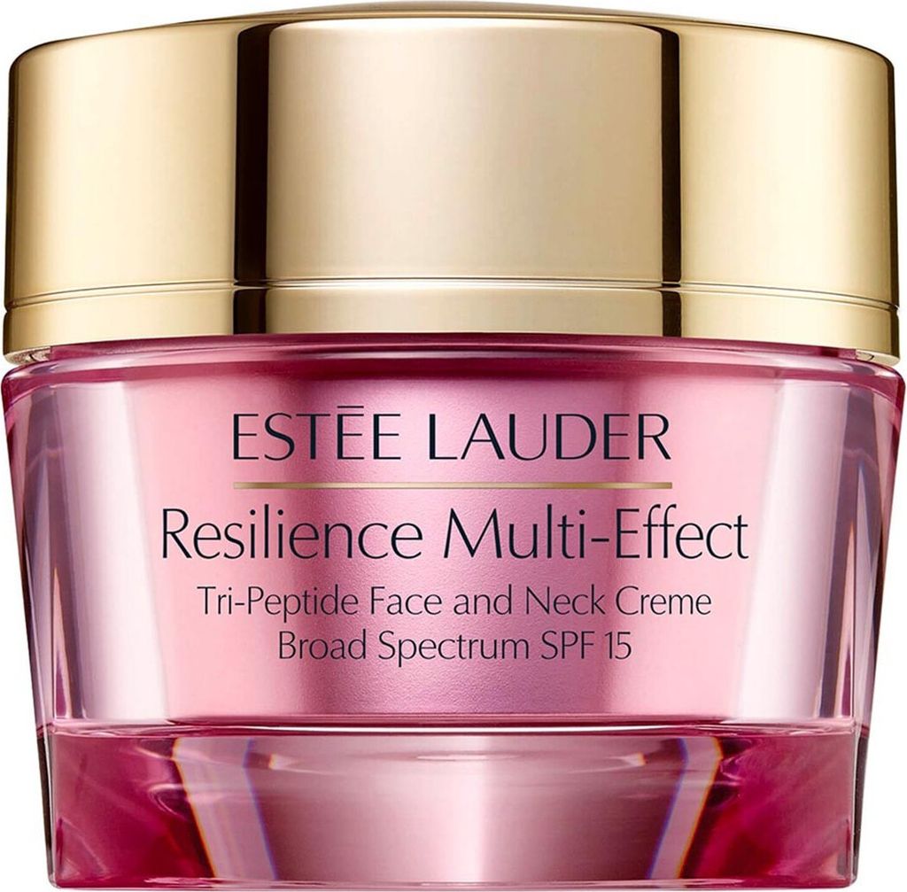 A product shot of a jar of Estee Lauder cream.