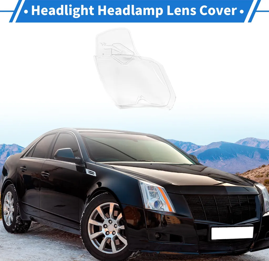 Cache de Phare en Polycarbonate Transparent pour Cadillac CTS 2003-2007 - 3
