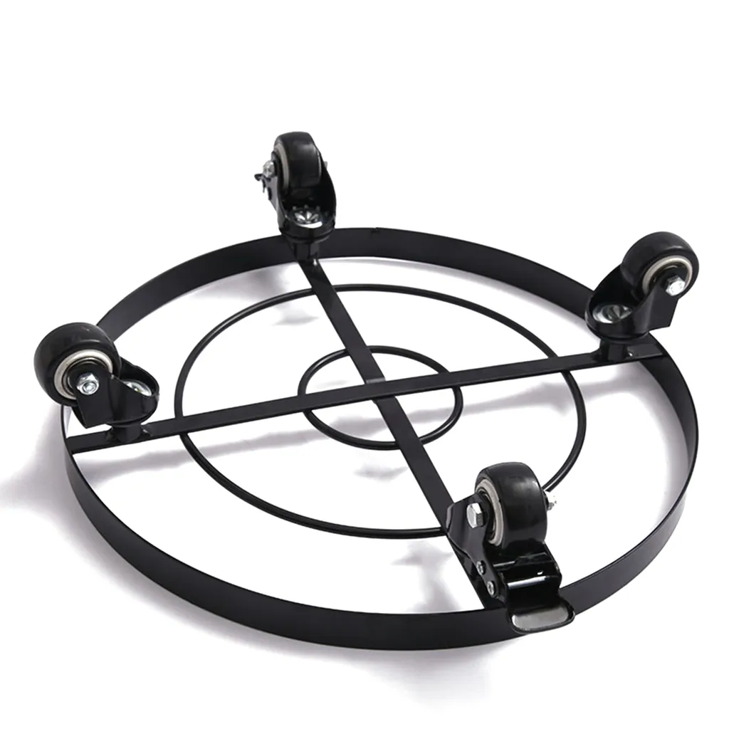 Support de pots de fleurs à freins, socle à roulettes ultra stable - 7