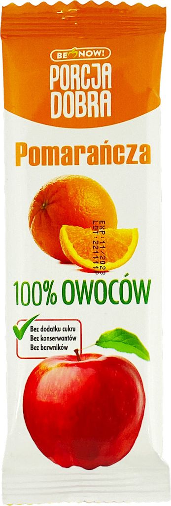 APFEL-ORANGEN-SNACK OHNE ZUCKERZUSATZ 16 g - GUT SERVIERBAR