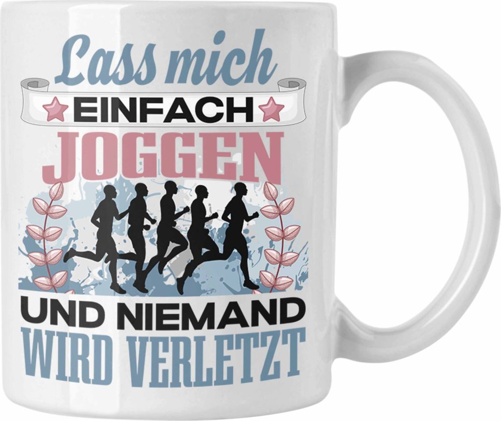Trendation - Joggen Tasse Geschenk Spruch Laufen Produktbild 