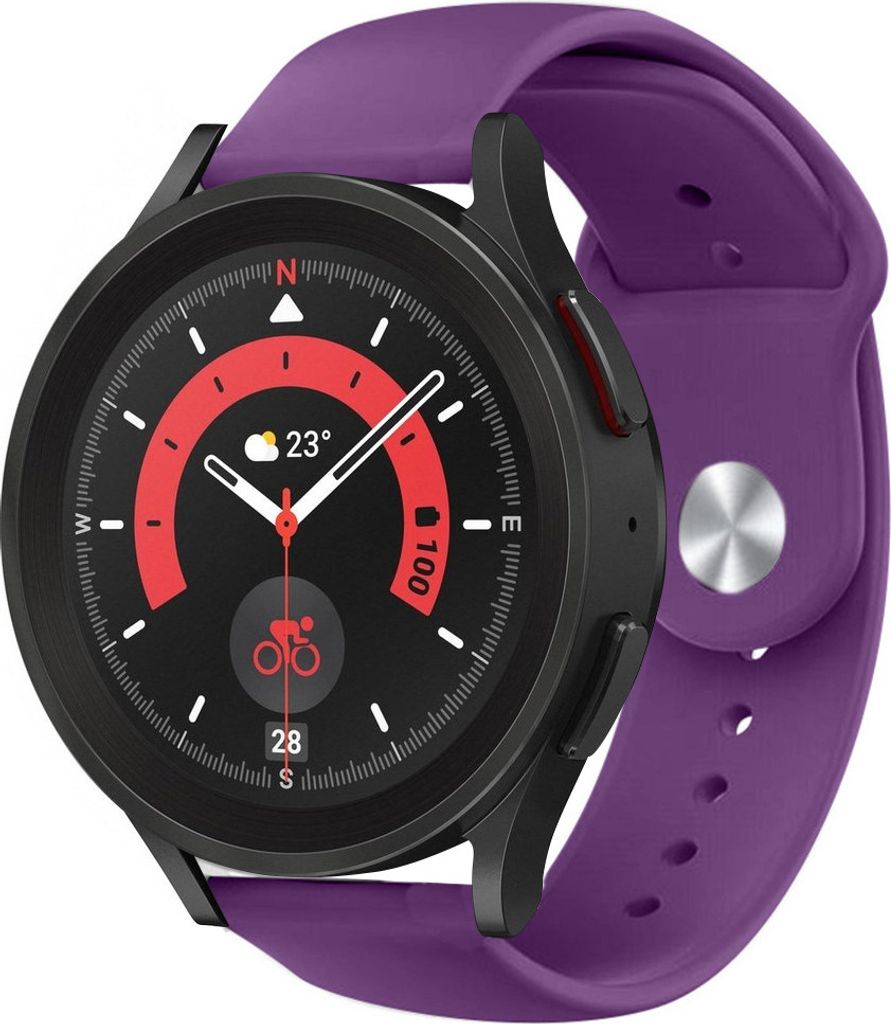 Strap-it Samsung Galaxy Watch 5 Pro Sportarmband (Lila) Produktbild 