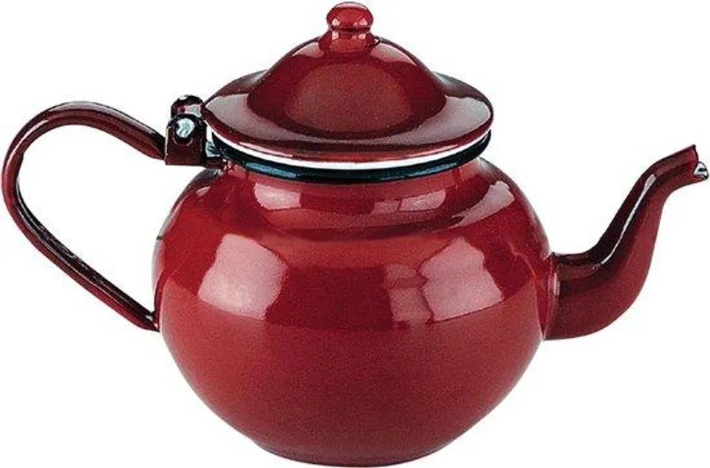 Casserole pour sauce et lait rouge 0,75 L en acier gain de place
