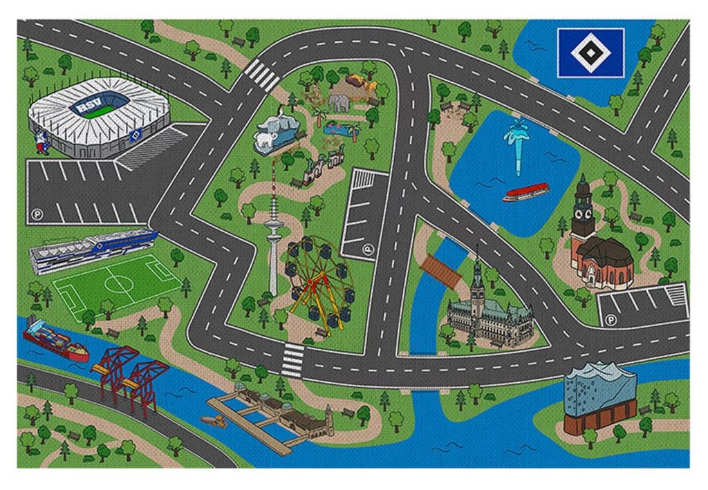 Hamburger SV HSV Spielteppich Produktbild 