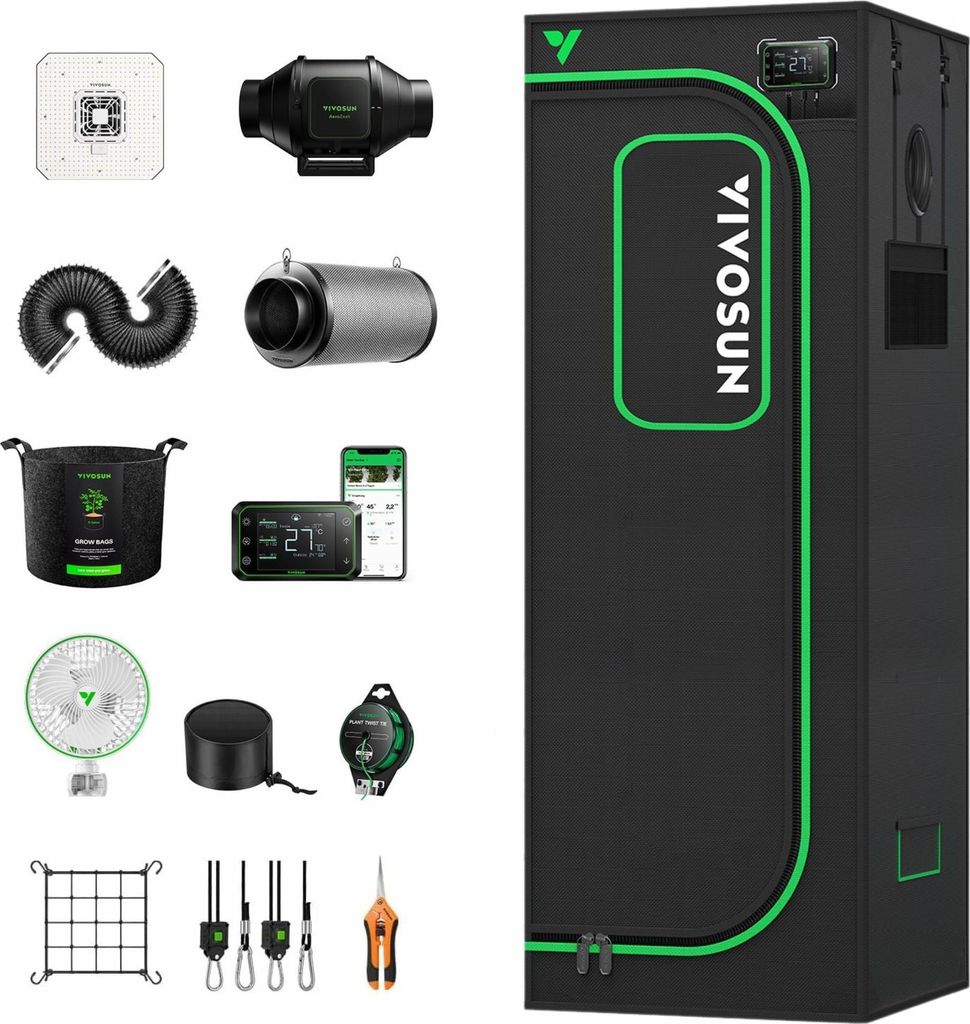 VIVOSUN Smart Grow Kit Max 60x60x180 165 Watt Obrázek produktu 
