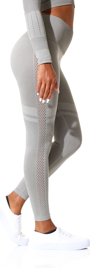 Stark Soul Seamless Sport Leggings, High Waist S Grau