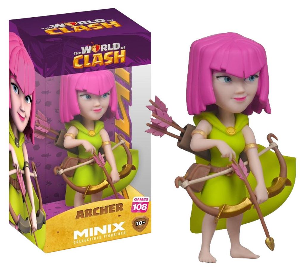 World of Clash Minix Figur Archery 12 cm Image du produit 