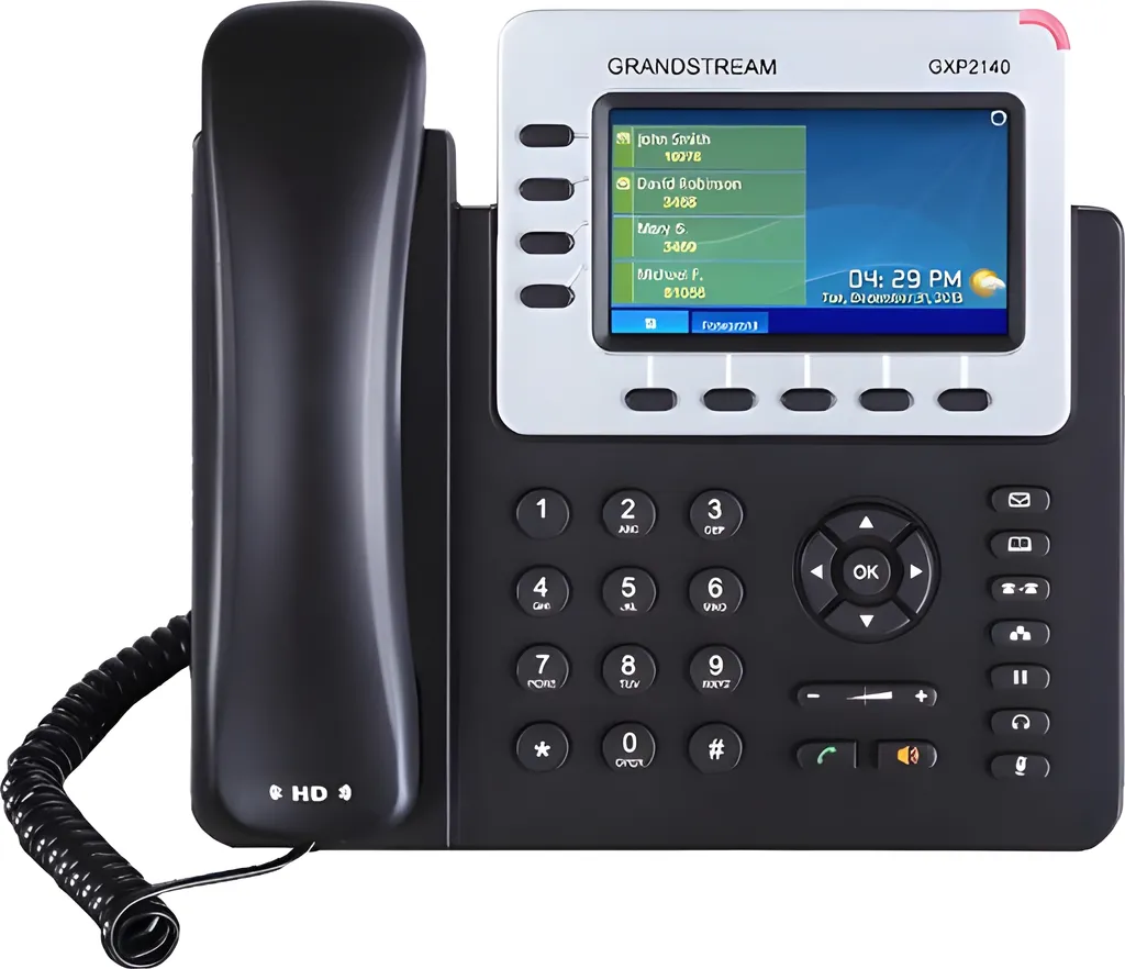 Téléphone VoIP GXP2140 : Fini les Coupures avec les Ports Gigabit Intégrés