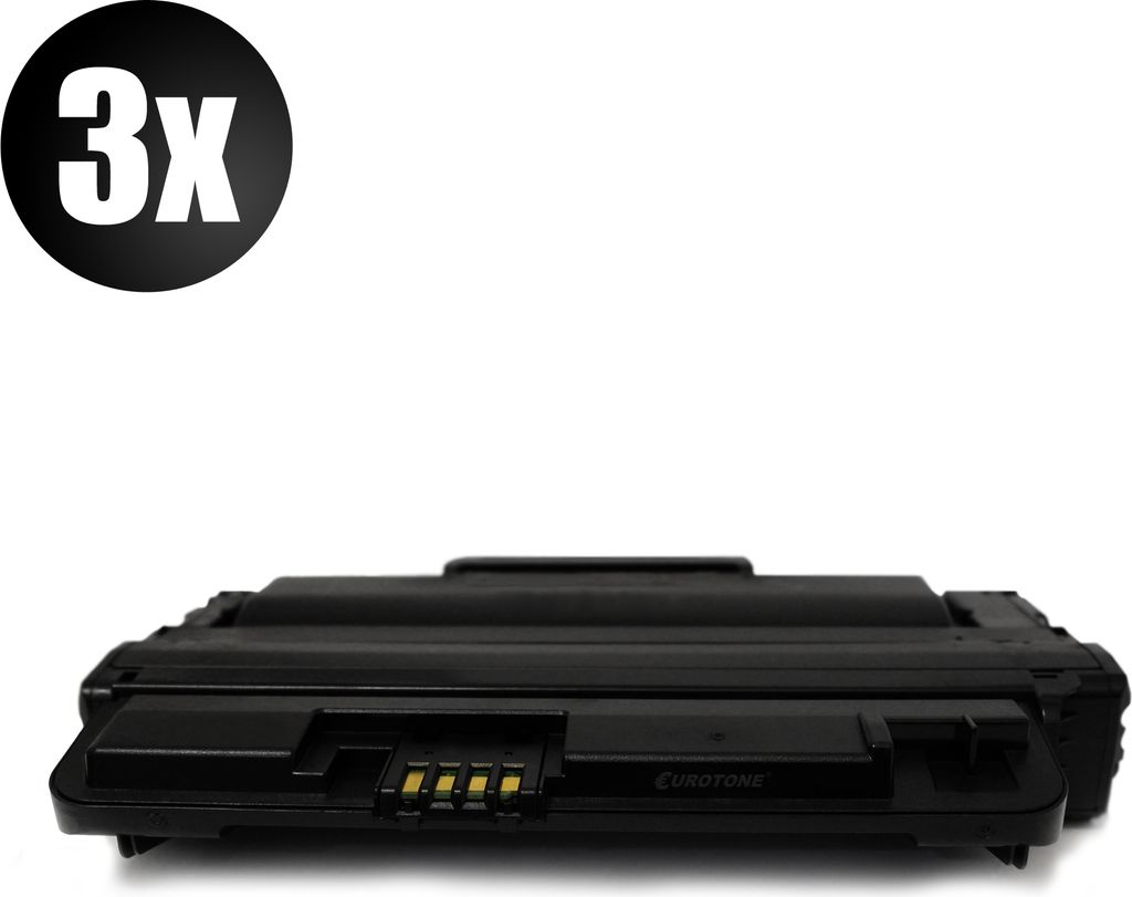 3x Eurotone Toner Alternative für Samsung ML-D2850B Black Schwarz