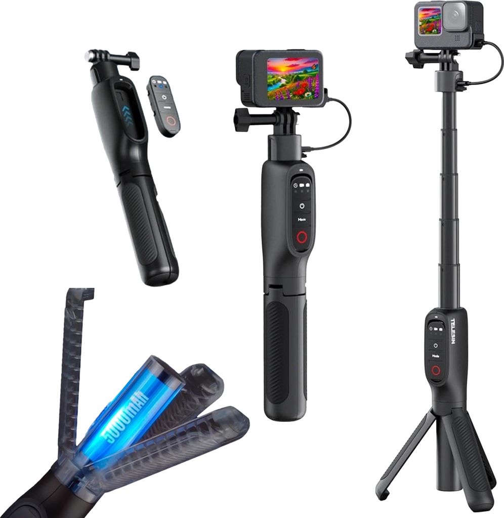 Telesin Stativ/Selfie-Halter mit Fernbedienung Produktbild 