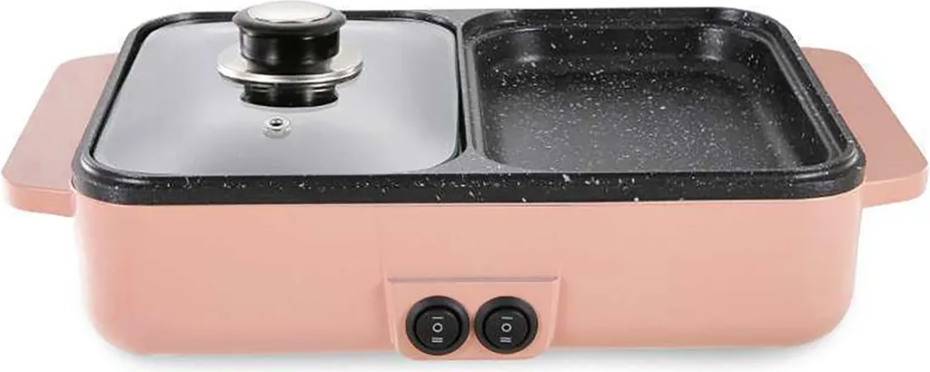 Mini poêle électrique de table pour cuisson saine et nettoyage facile