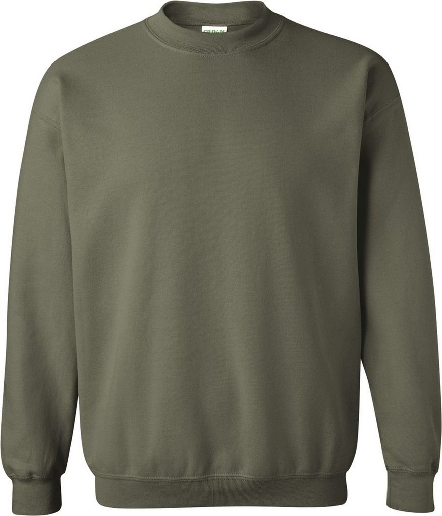 Gildan Heavy Blend Uni Sweatshirt mit Rundhalsausschnitt BC463 (3XL) (Militärgrün)