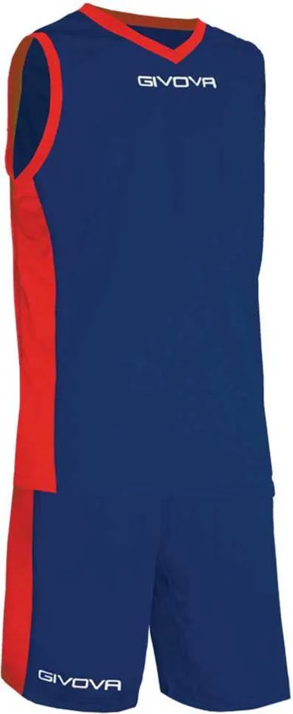 Givova Power Set de Sport Rouge et Bleu pour Fille de 6 à 8 Ans