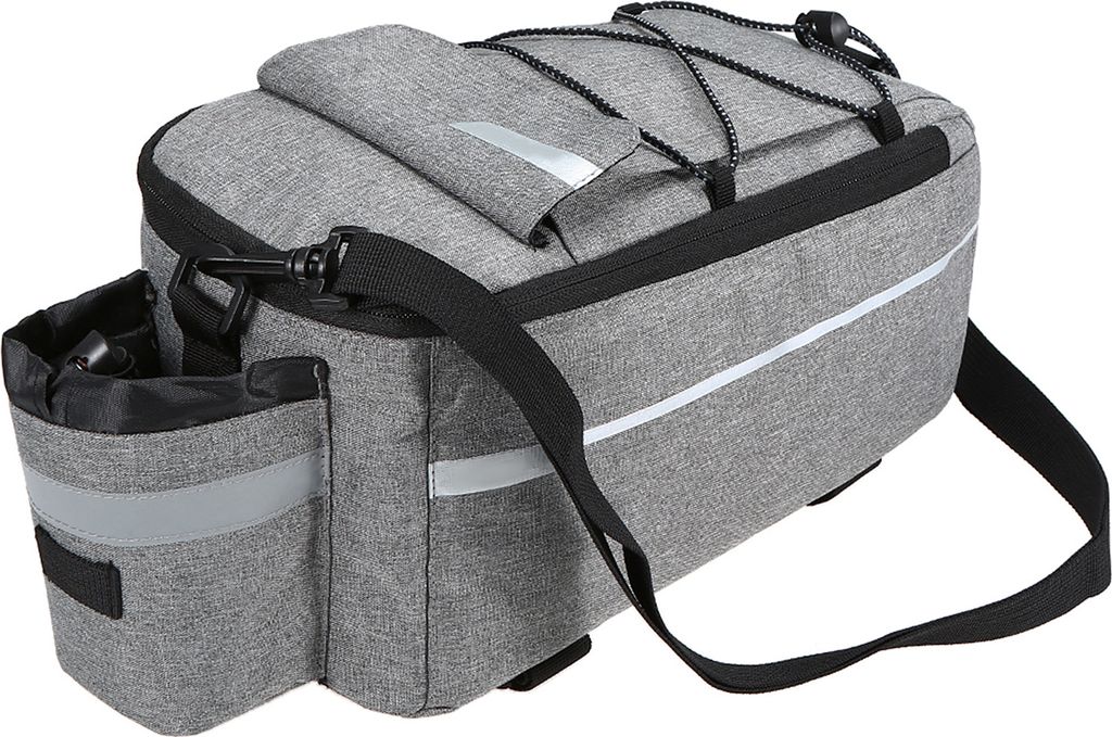 Isolierte Stammkühltasche Radfahren Fahrrad Gepäckträger Gepäcktasche Reflektierende MTB Bike Pannier Bag Umhängetasche