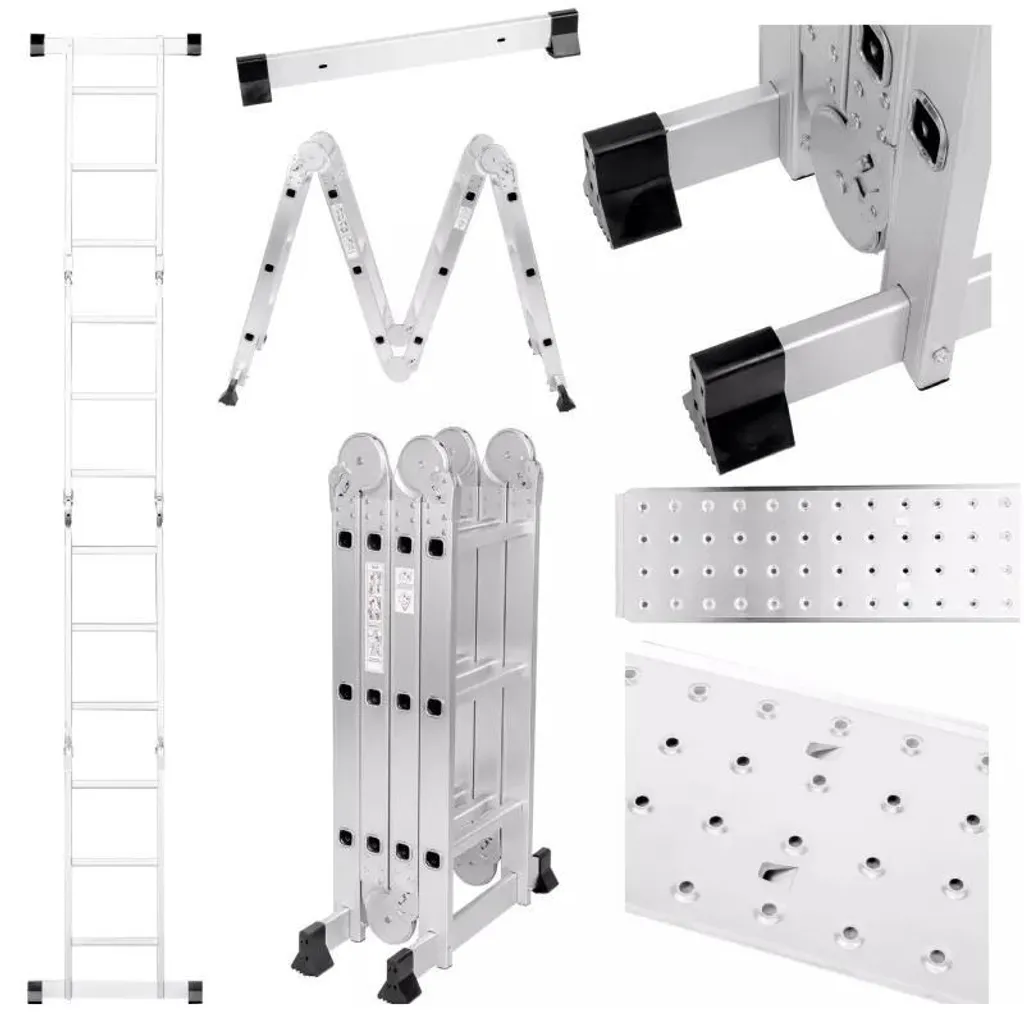 Échelle pliante pour travaux de peinture et jardinage avec plateau 3m55