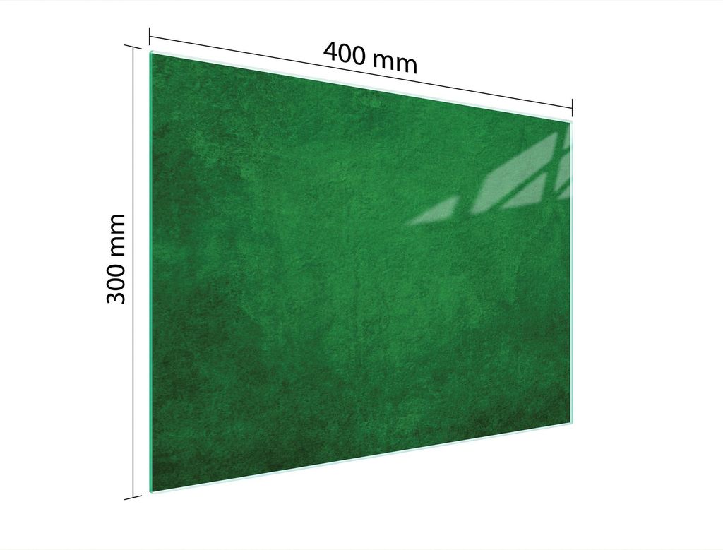 Schneidebrett Herdabdeckplatte Multiglasschneidplatte 40x30 cm Schiefer Grün