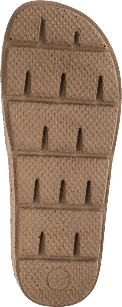 Fischer Damen Hausschuh aus recyceltem Filz mit markanter Sohle Anne 656305, Größe:40 EU, Farbe:Braun