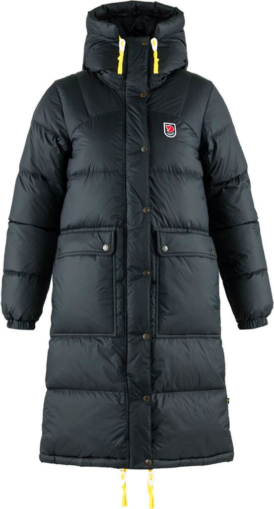 Fjällräven Damen Expedition Long Daunenparka Black S
