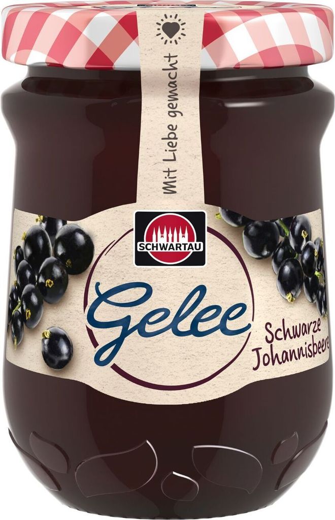 Schwartau Gelee Schwarze Johannisbeere, 200g Produktbild 
