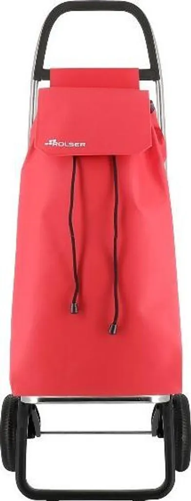 Chariot de courses Rolser Poussette 2 Roues Convert Saquet Ln Rouge