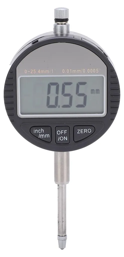 Comparateur numérique 0.01 mm conversion pouces métrique professionnel