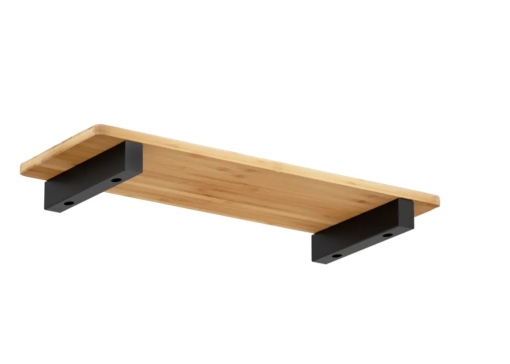 Équerre Murale Mona pour Étagère Profonde 30cm Support Fixation Solide