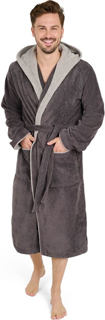 Blumtal Bademantel Herren, kuschelig weicher Bademantel Produktbild 