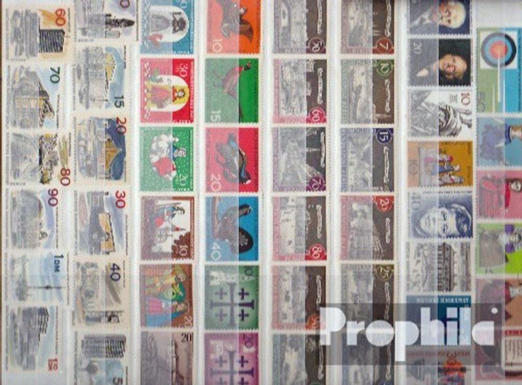 Briefmarken Berlin (West) 50 verschiedene postfrisch