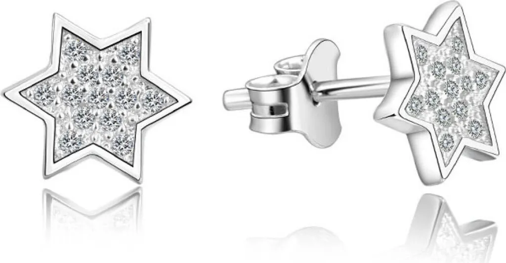 Boucles d'oreilles étoile argent hypoallergénique - Finies les allergies