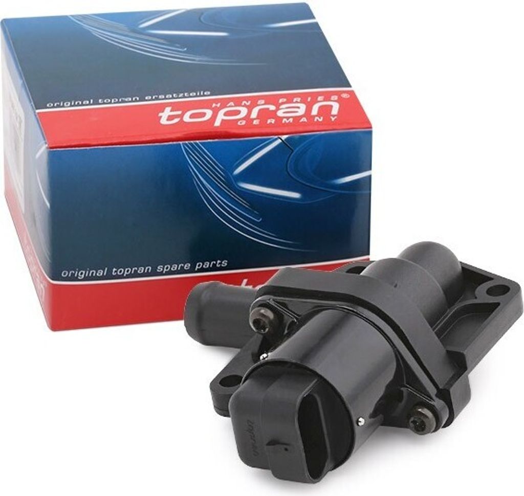 TOPRAN 700 985 Leerlaufregelventil, Luftversorgung OE 7700102539 kompatibel mit Duster, Logan, Sandero, Clio, Espace, Laguna, Megane, Scenic, Thalia