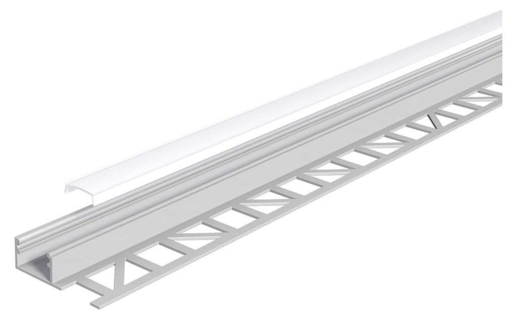 EVN APFL1AM200, Profil, Decke/Wand, Aluminium, Aluminium, Polycarbonat (PC), 37 mm, 2000 mm