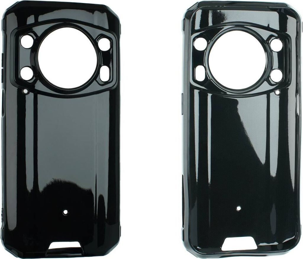 caseroxx Schutz-Hülle TPU-Hülle kompatibel mit Ulefone Armor 21, Gummi Handy Tasche schwarz