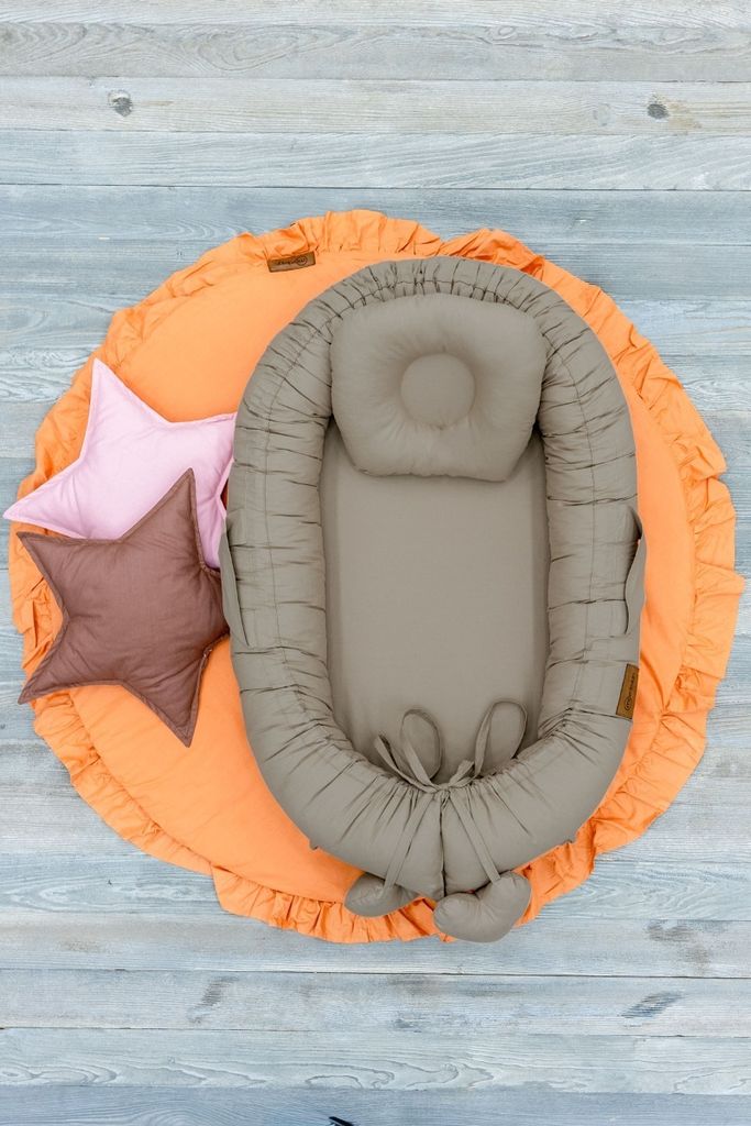Mordesign, Babynest, Mit Kissen, Cappuccino Produktbild 5