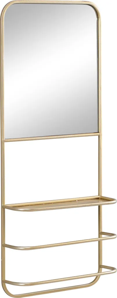 Miroir avec tablette salle de bain montage mural facile et robuste