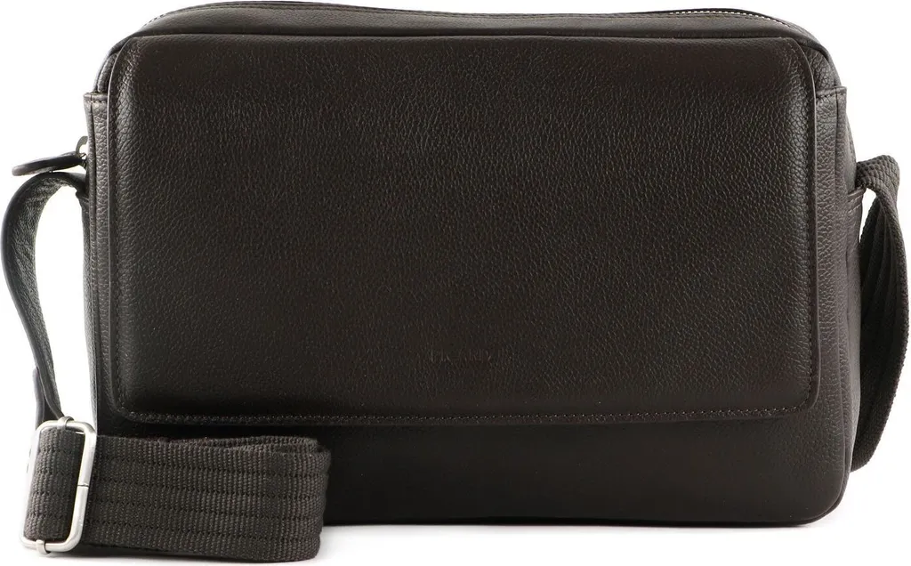 Picard Milano Borsa a Tracolla in Pelle Marrone Scuro - Eleganza Tedesca