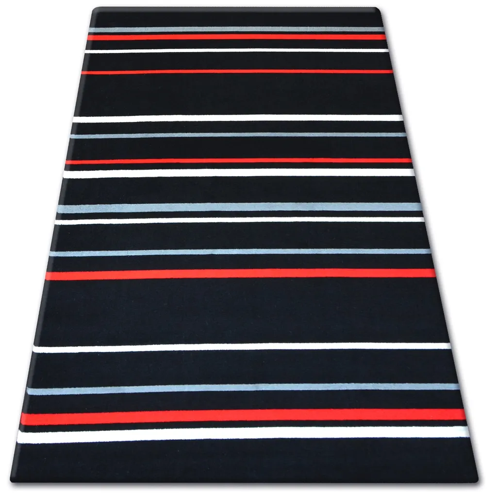Tapis BCF FLASH noir 120x170 cm - Résistant et facile d'entretien pour intérieur