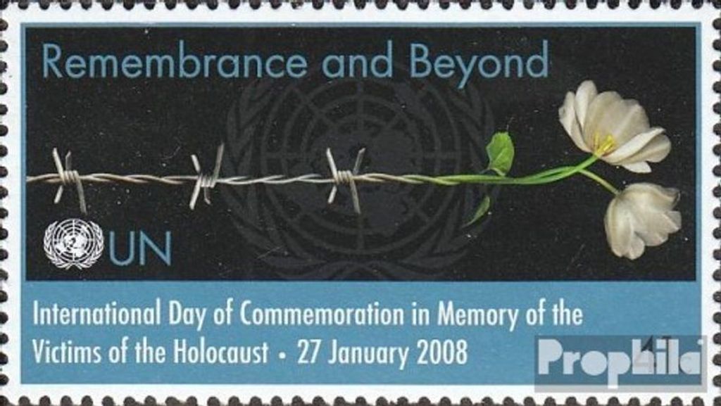 Briefmarken UNO - New York 2008 Mi 1078 (kompl.Ausg.) gestempelt Holocaust-Gedenktag