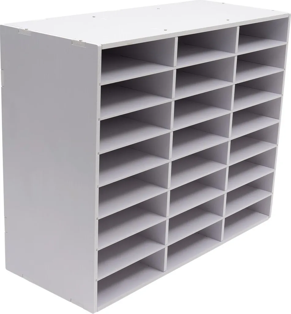 Boîte de rangement à 24 cases blanches pour trier vos accessoires DIY