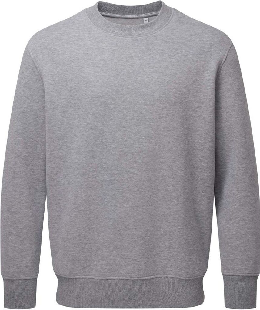Anthem - Sweatshirt Baumwolle aus biologischem Anbau für Herren/Damen Uni PC4812 (L) (Grau meliert)