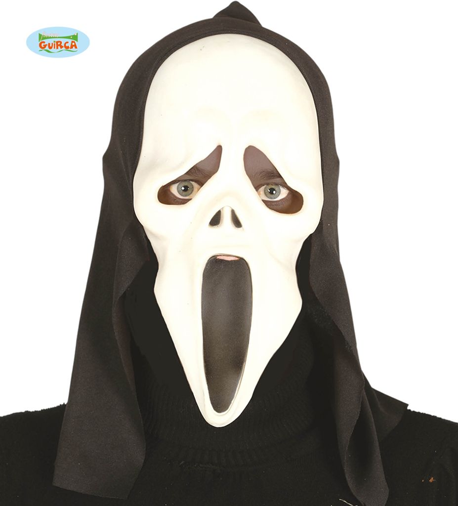 guselige Schrei Maske mit Kapuze für Erwachsene Produktbild 
