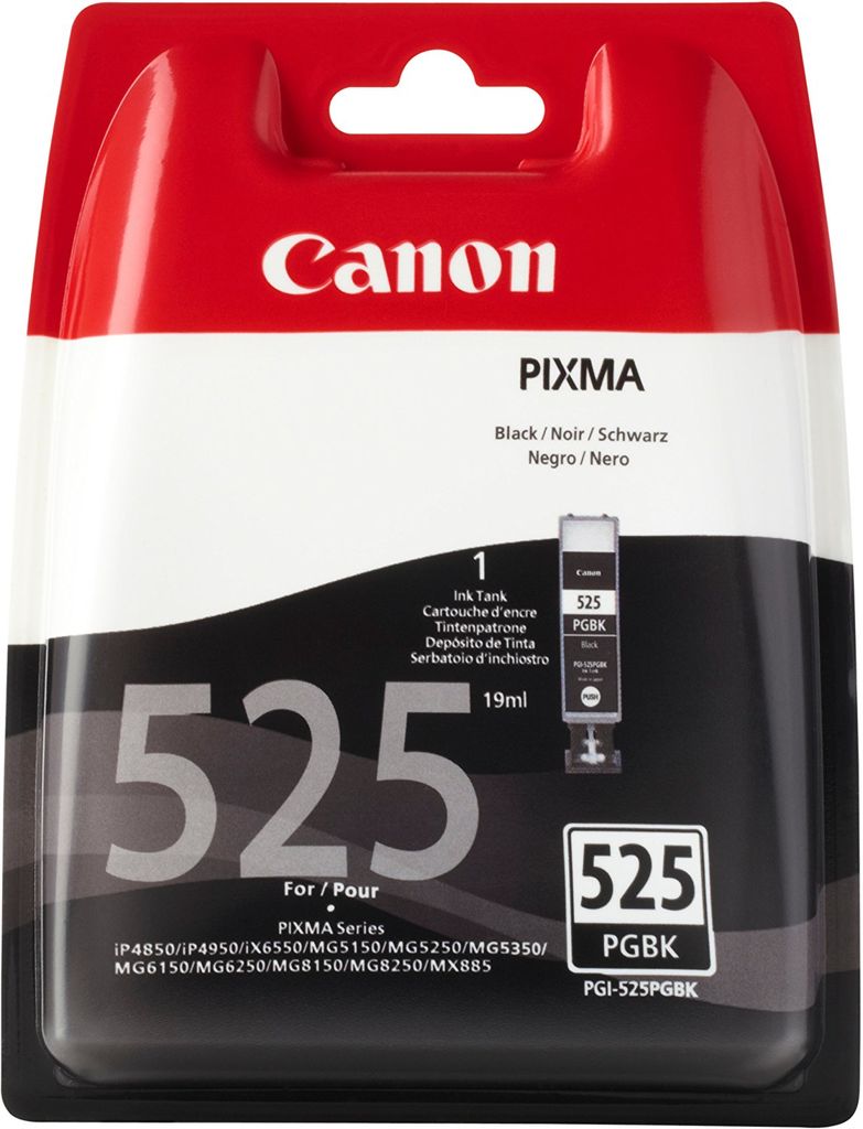 Czarny wkład do drukarki Canon PGI-525PGBK Zdjęcie produktu 