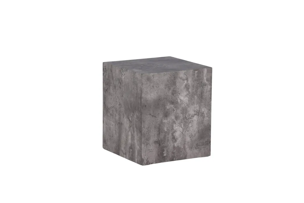 Tavolo York 40x40x45 Grigio Scuro - Tavolino d'Appoggio Robusto