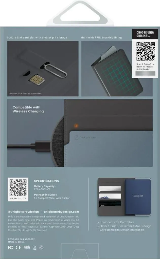 Custodia Per Carta Di Circolazione E Patente, Porta Documenti Auto In PU Con 3 Scomparti, Nero, Dimensioni Aperto 13,5 X 27 Cm