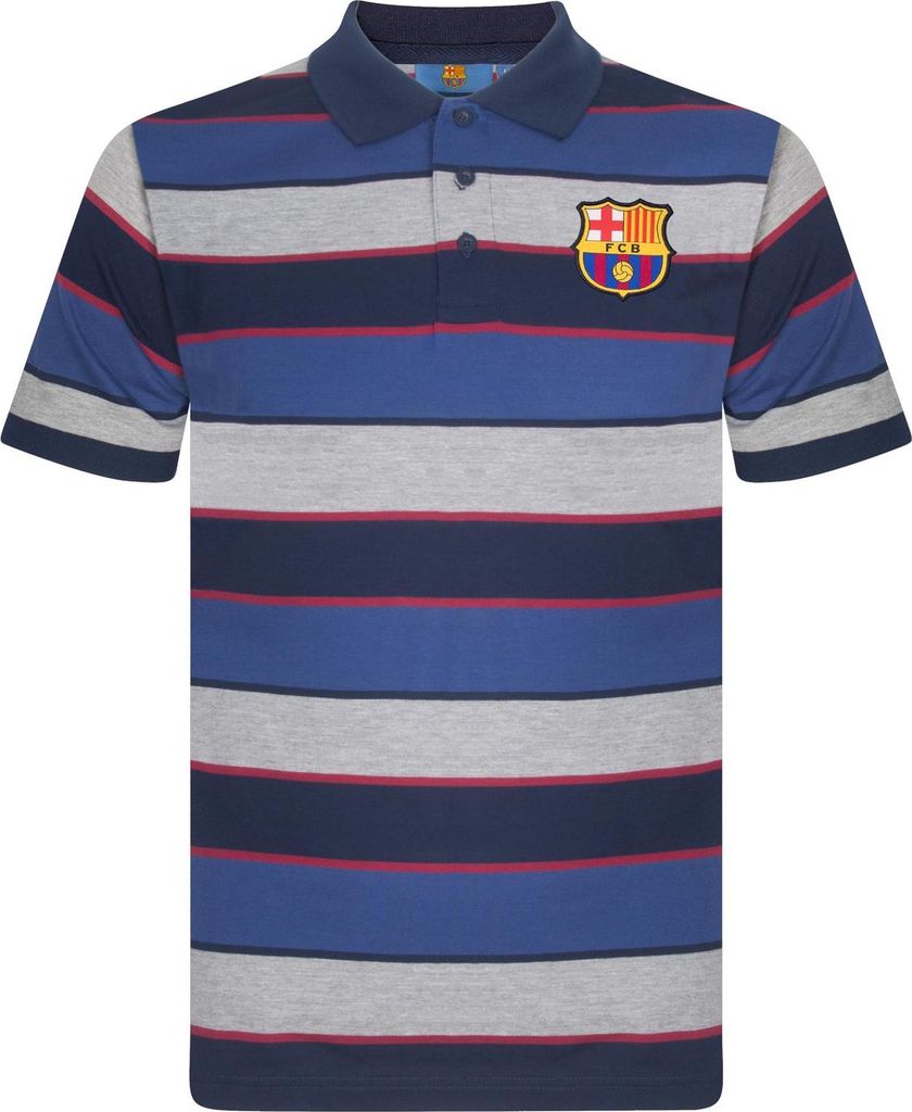 FC Barcelona - Poloshirt für Herren GF486 (XXL) (Blau)