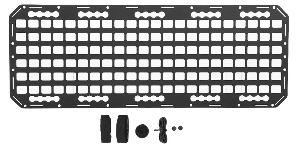 Organisateur de coffre pour camping-car et van - Système Molle 88cm
