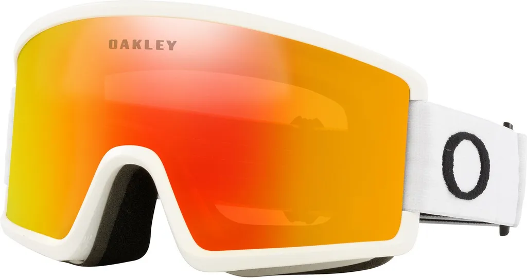 Oakley Target Line M Masque Solaire Fire Iridium Blanc Mat Haute Visibilité