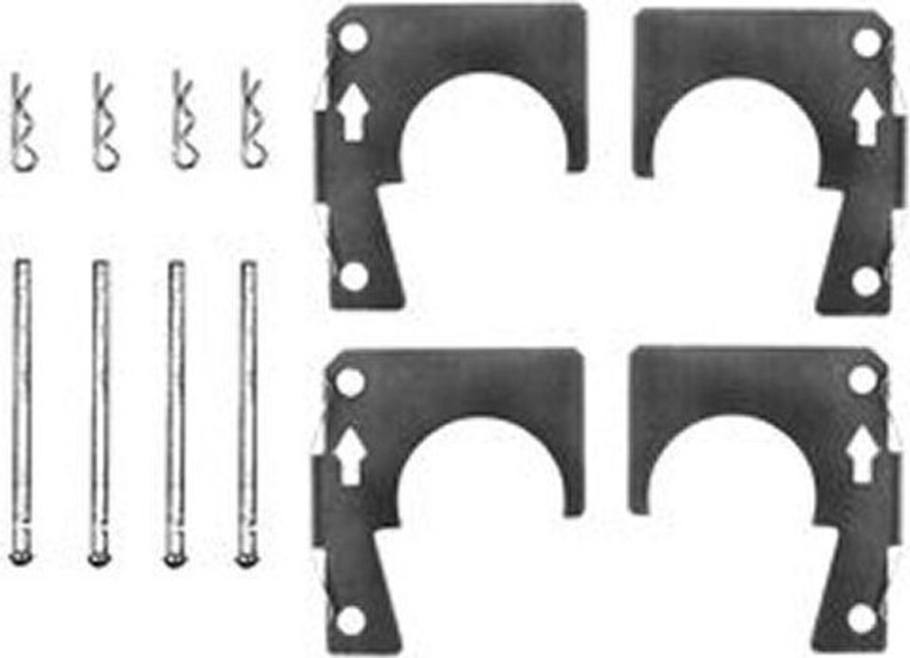 TRW PFK3 Zubehörsatz Scheibenbremsbelag Vorne für FORD ESCORT I (AFH, ATH) für MORGAN Four Four Cabrio für LOTUS Europa S2 Coupe für VAUXHALL ...