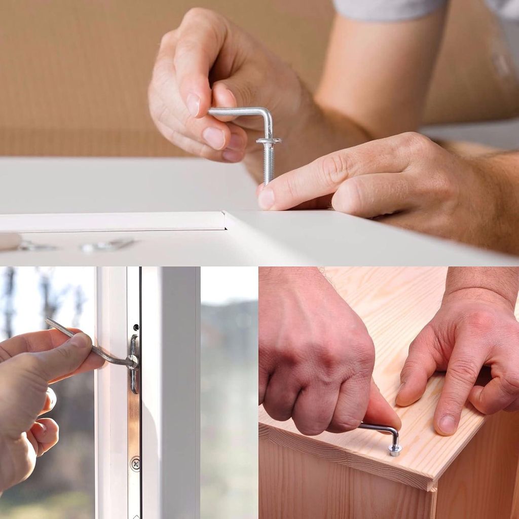 Schrauben und Muttern Set Edelstahl M3 M4 M5 Schrauben Knopf Sechskopf Steckdosen Sortiment mit Aufbewahrungsbox 440 Stück